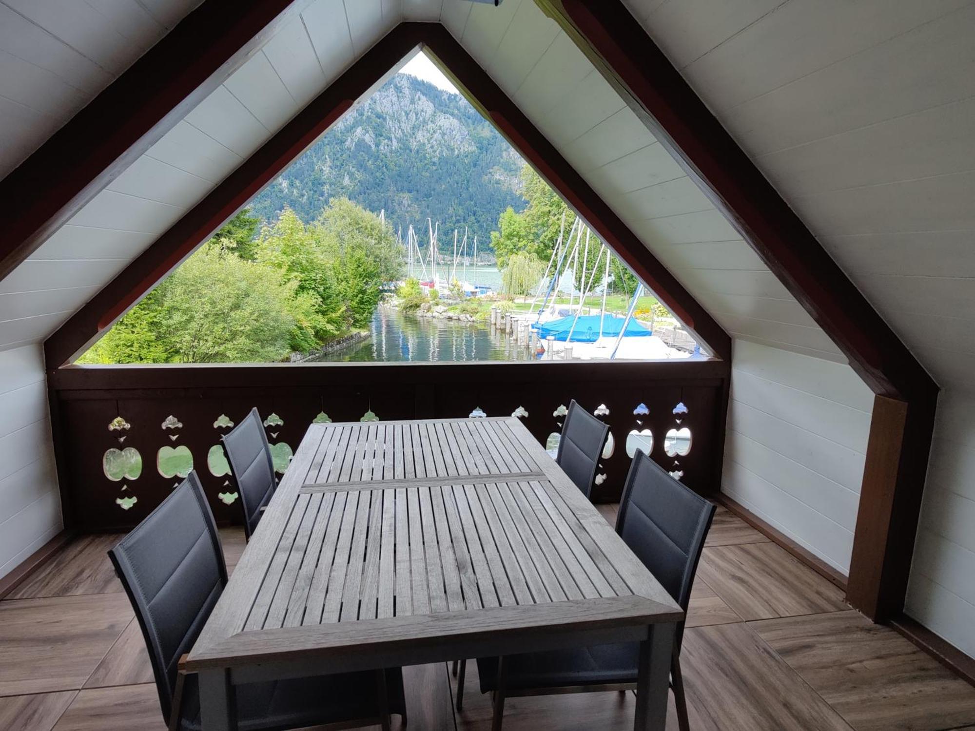 Wohnen Am See Villa Schroetter Direkt Am Traunsee Rindbach Exteriör bild