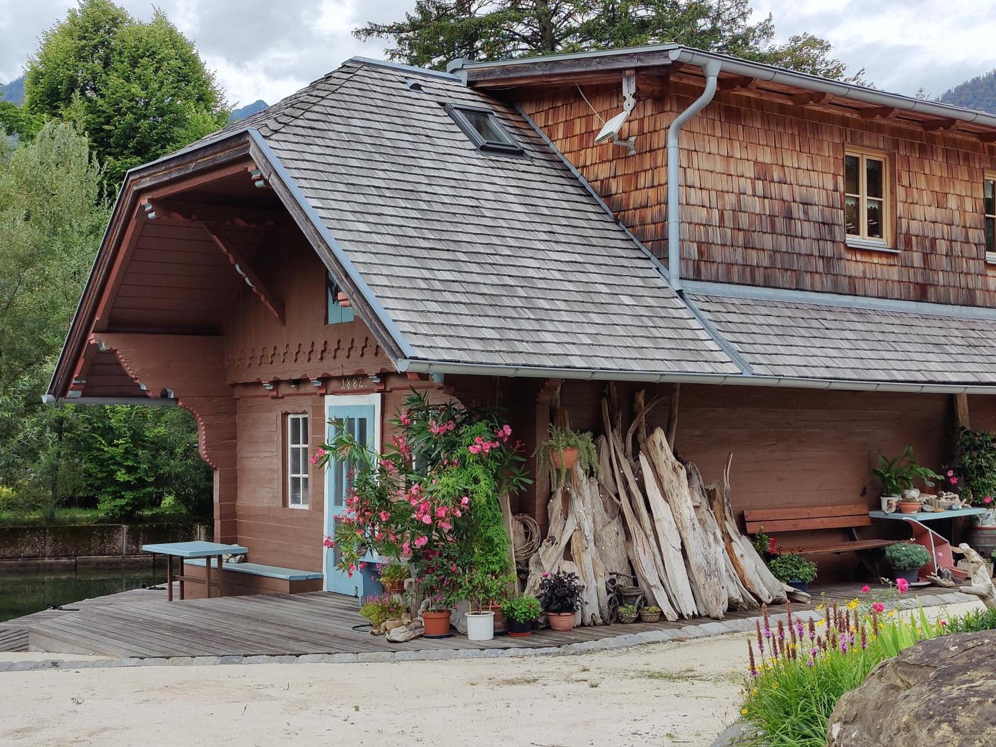 Wohnen Am See Villa Schroetter Direkt Am Traunsee Rindbach Exteriör bild