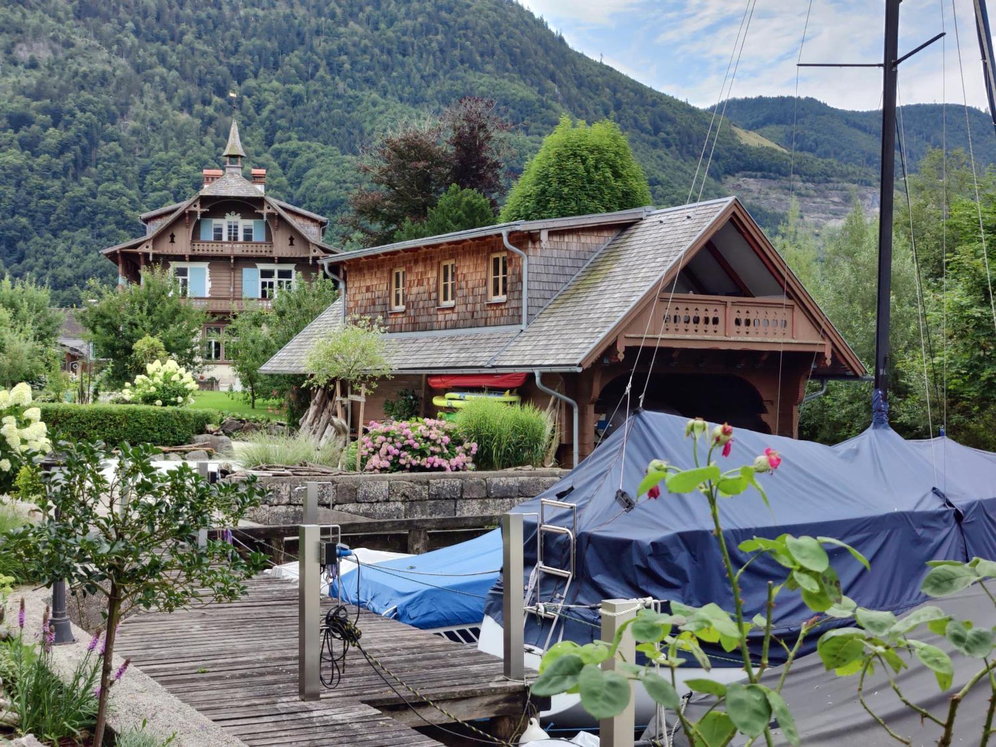 Wohnen Am See Villa Schroetter Direkt Am Traunsee Rindbach Exteriör bild